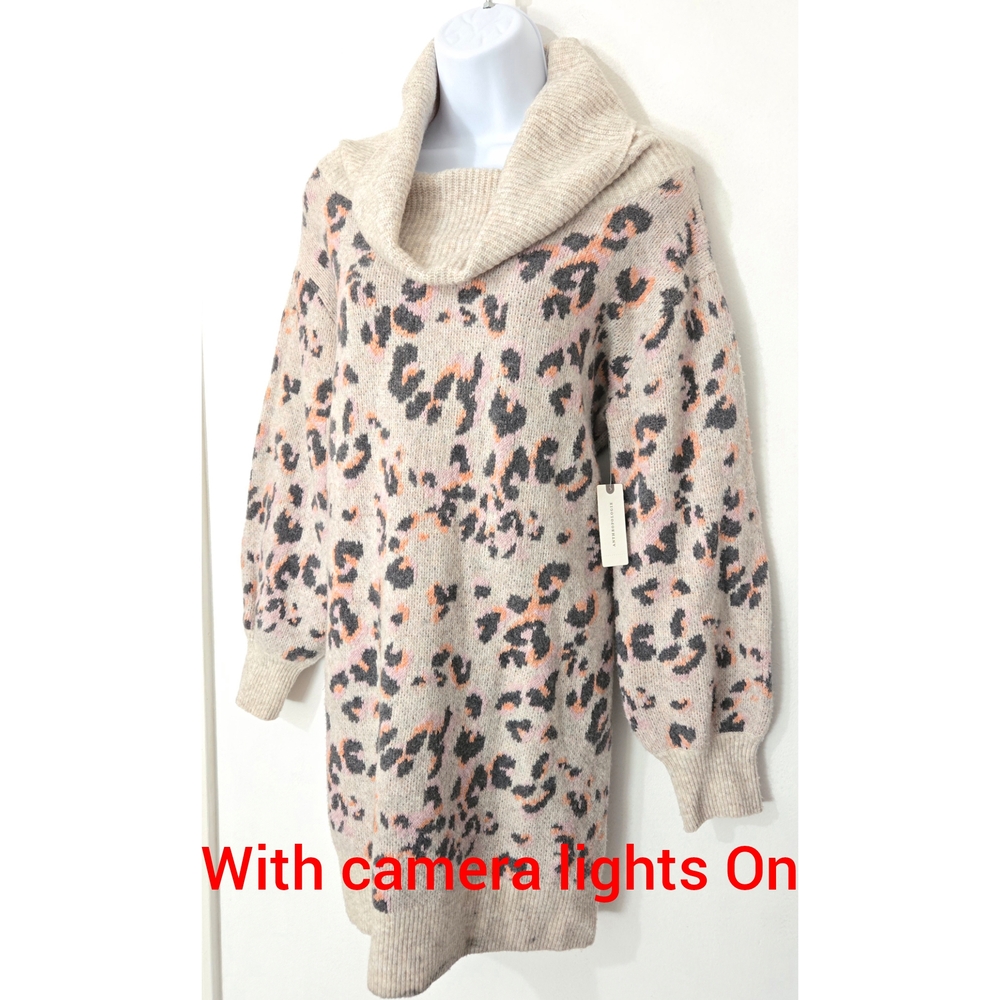 NWT Anthropologie Women's Leopard Print Sweater Size Medium - Picture 12 of 12